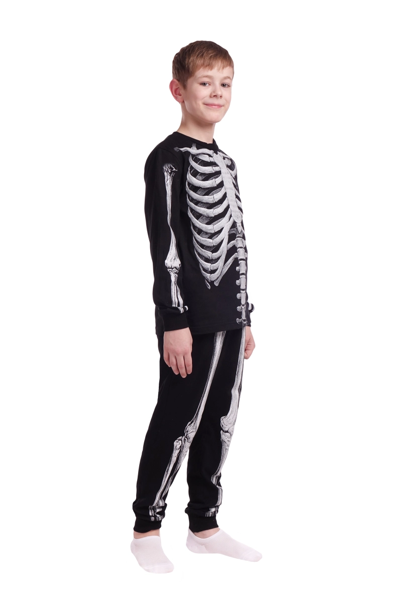 Пижама "ПД-138" скелет, трикотаж