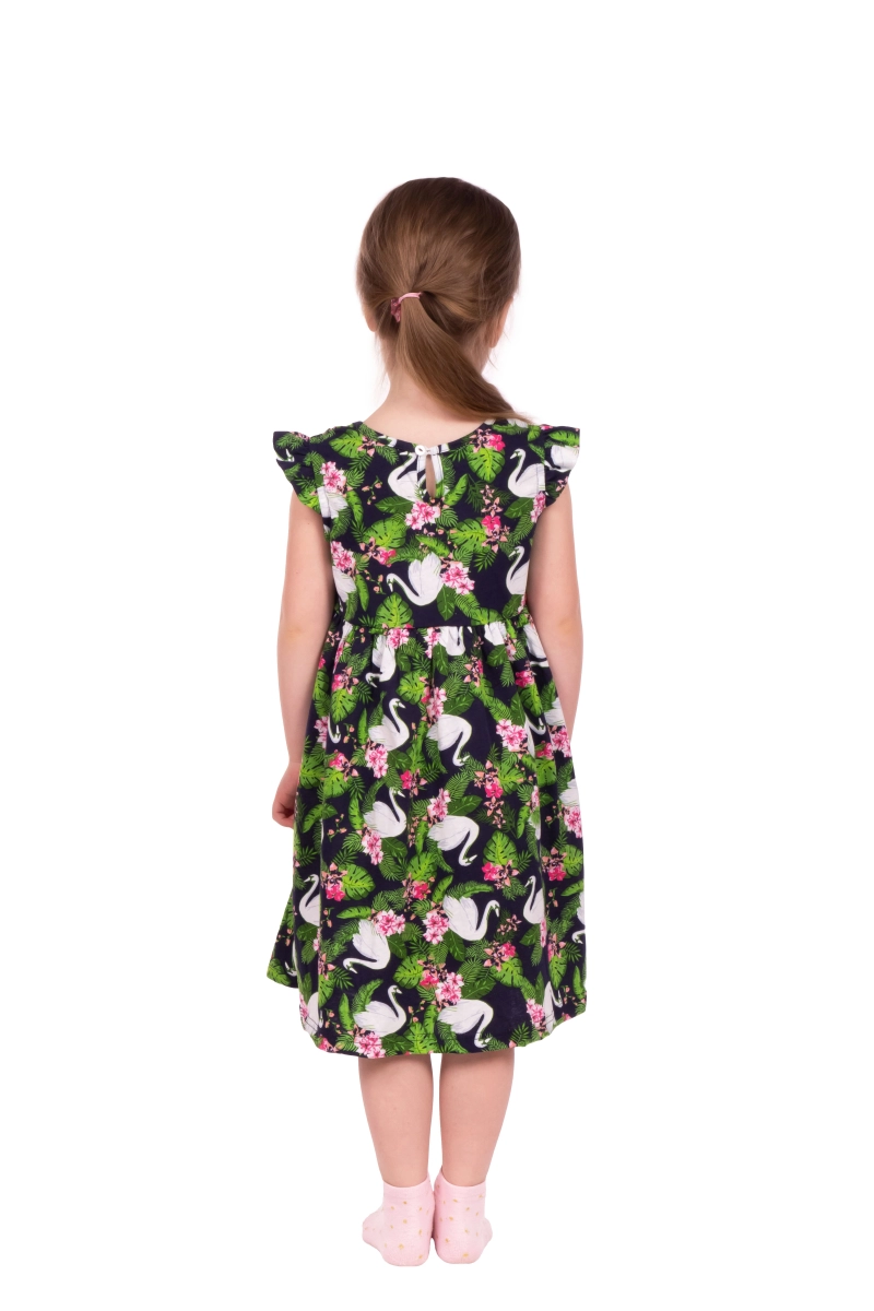 Платье "ПлД-49" лебеди, трикотаж