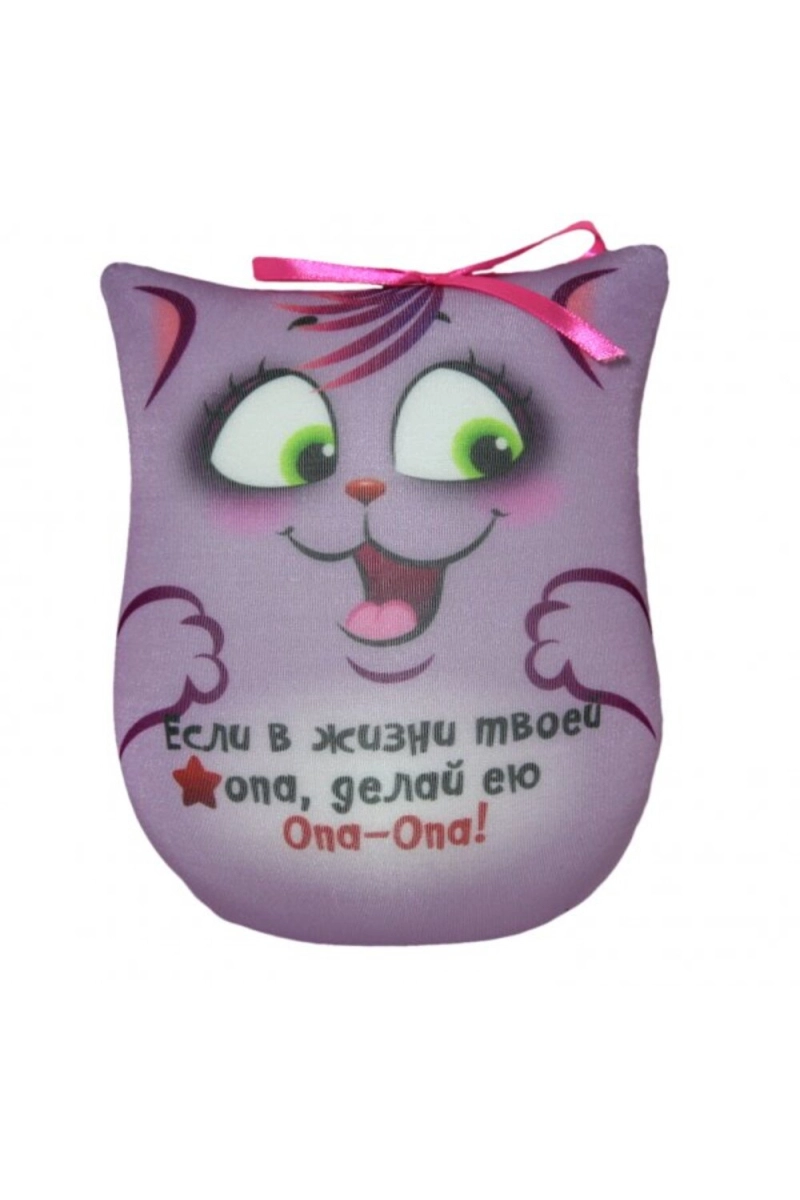 (П) Игрушка антистресс (ИвШвейСтандарт) "Кошка открытка мини"